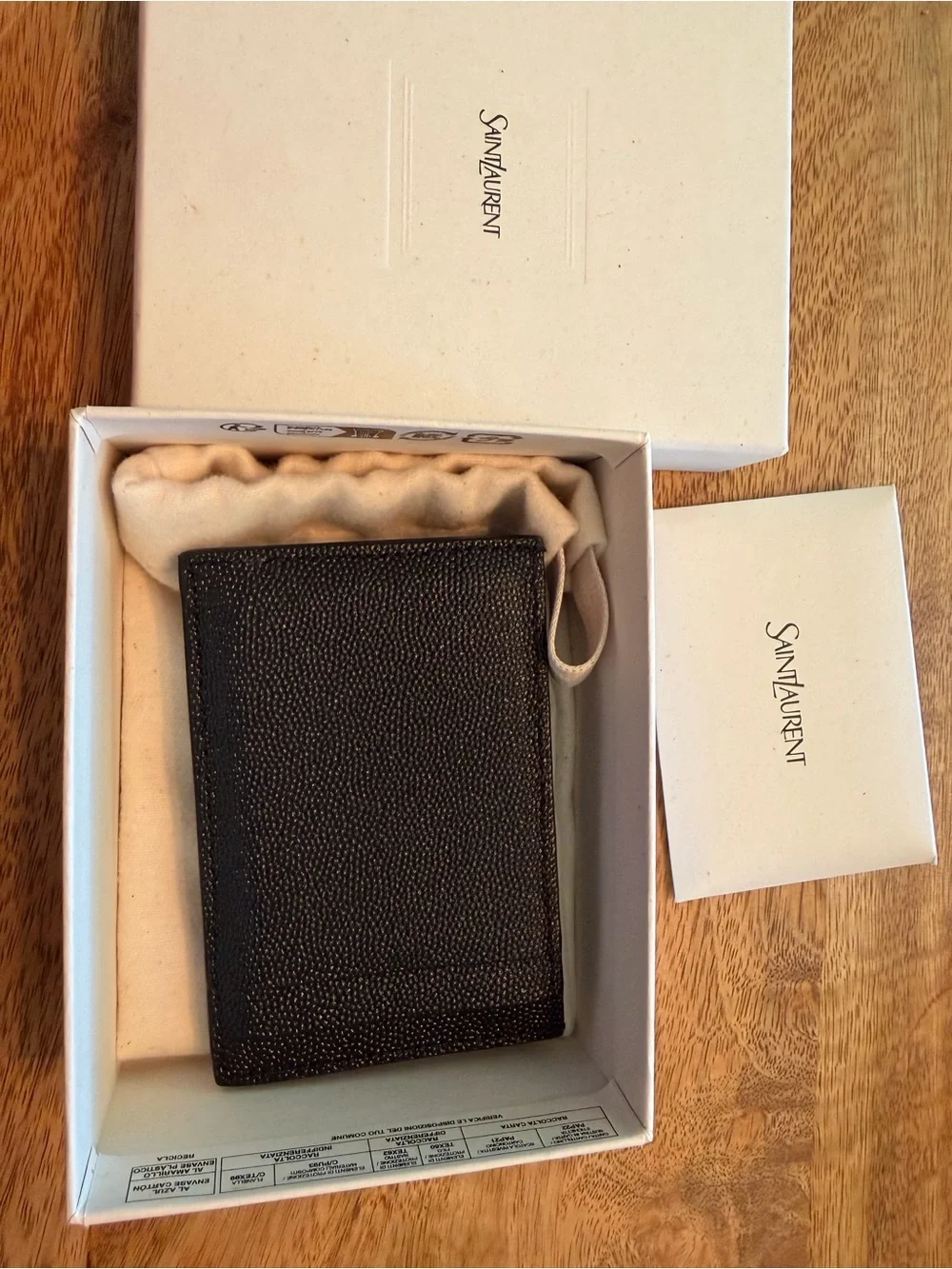 Saint Laurent Uptown Flap Card Holder
